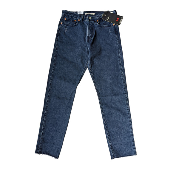 Levi's High Rise Jeans in Dark Blue - Picture 5 of 7